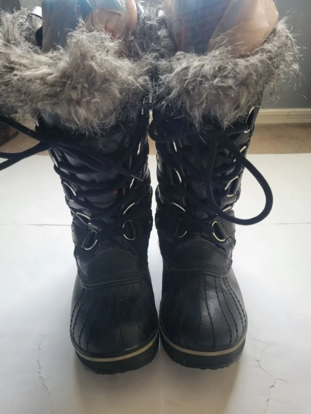 Sorel Tofino Waterproof Snow Boots Winter Shoes Women's Size 6.5 Black Outdoor